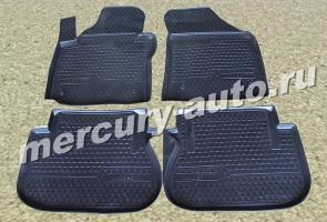 Коврики в салон Volkswagen Caddy III 2004-2015, VW-Caddy IV 2 задние сдвижные двери 2015- NPA10-C95-024